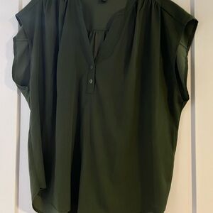 Banana Republic Dark Green Blouse
